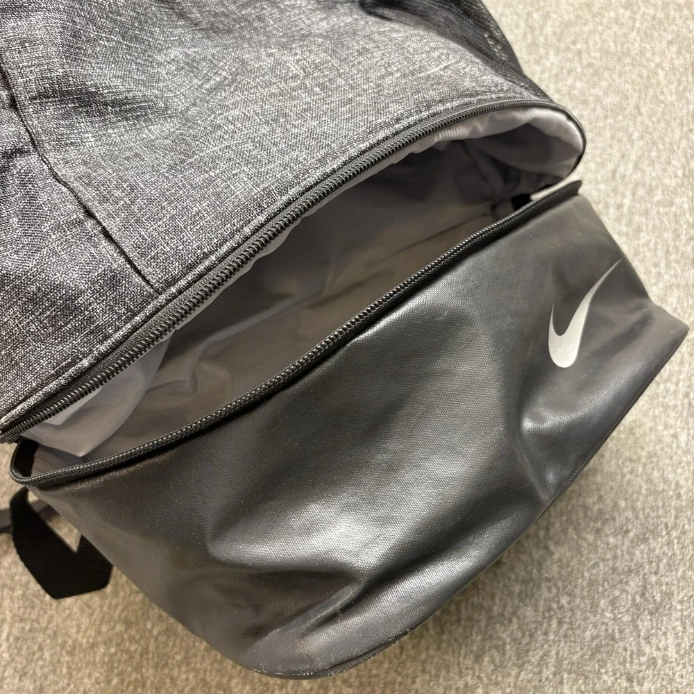 Nike Sport Golf Backpack W/ Laptop Sleeve Gray Black School University